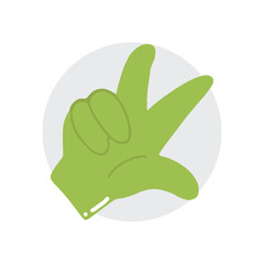 Simple hand variant different gesture.All type of hand emojis, gestures, stickers, emoticons flat vector illustration symbols set, collection. Hands, handshakes, muscle, finger, fist, direction, like,