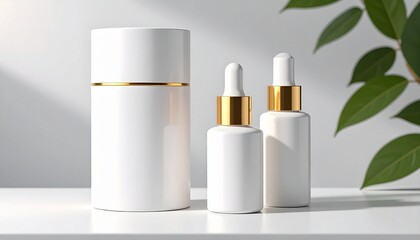 white cosmetic container