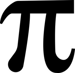 Pi Network icon. Mathematical symbol Pi network logo Silhouette design symbols. Creative Minimal Letter, vector designs for logos, icons template, backgrounds, banners, templates, websites, and apps