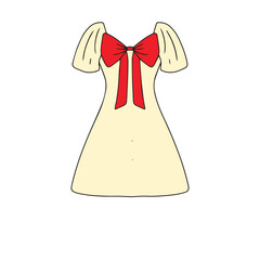 Flat design popular dress woman trend of 2025