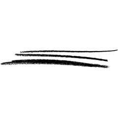 Handrawn crayon doodle, scribble line isolated png, black crayon abstract shap