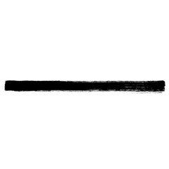 Handrawn marker line, abstract brush stroke with texture as isolated png element