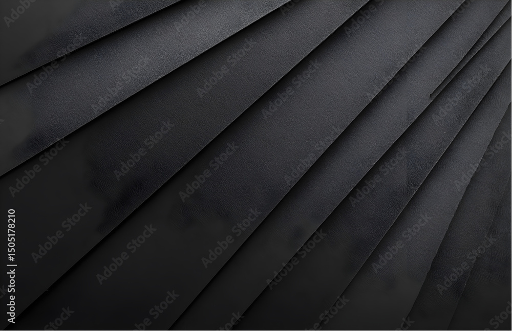 Poster abstract black background with diagonal lines creating a layered and textured appearance design elem