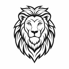 Obraz premium Lion head logo icon