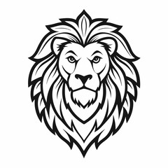 Obraz premium Lion head logo icon
