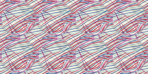 Line Texture Seamless. Graphic Hipster. Ethnic