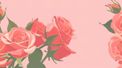 Rose Festival Bouquet Background: Fragrant Clusters Weave Sentiments, Spreading a Dreamy Scroll of the Dance between Diverse Floral Expressions and Artistic Handcraft