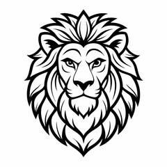 Obraz premium Lion head logo icon