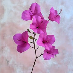 Vibrant Bougainvillea Branch