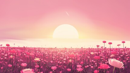 Rose Festival Flower Field Background: A Brocade of Fragrance Spreads across the Wilderness, Painting a Gorgeous Scroll of Thousands of Magnificent Roses Shining with Universal Romance