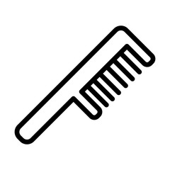 Comb line icon