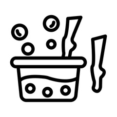 FootBath line icon
