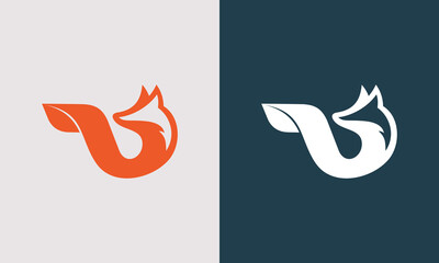 Vector illustration of fox symbol or icon design