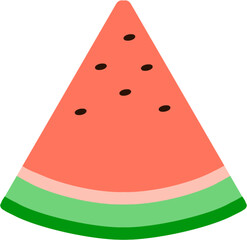 여름을 상징하는 신선한 수박 이미지. 시원하고 상큼한 분위기의 수박 조각, 배경, 패턴 등 다양한 형태로 구성된 과일 디자인