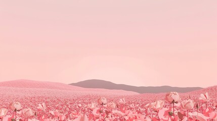 Rose Festival Flower Field Background: A Brocade of Fragrance Spreads across the Wilderness, Painting a Gorgeous Scroll of Thousands of Magnificent Roses Shining with Universal Romance