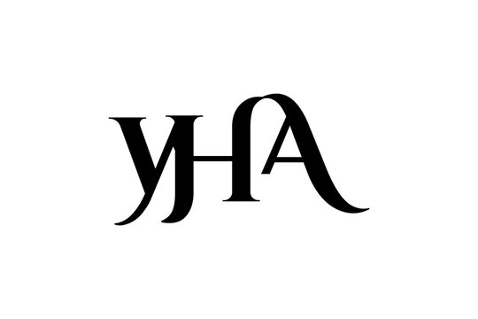 yha letter logo design