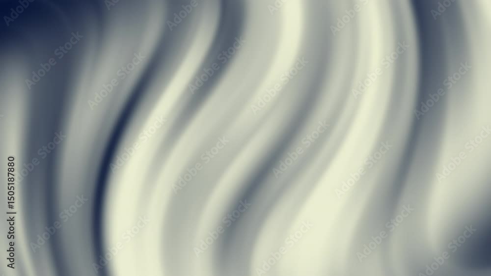 Poster soft, flowing abstract waves in blue and white tones create a soothing, tranquil background, abstrac