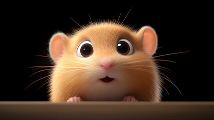 Cute mouse cartoon animation