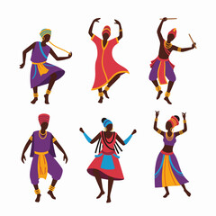 African dancers cultural performance ethnic tradition style