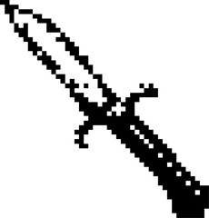 Dark Aesthetic Dithering Graphic Element