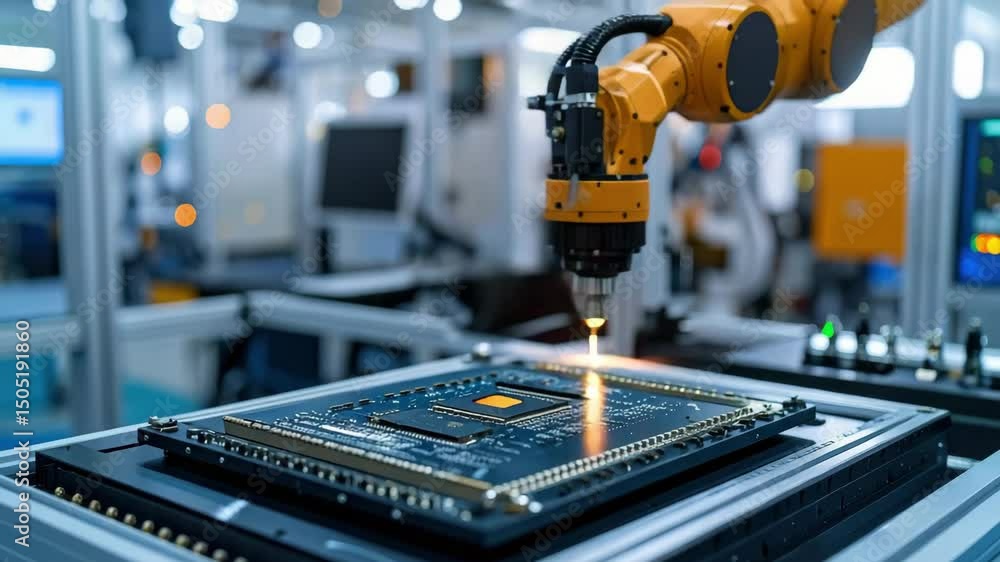 Aufkleber innovation in robotic technology drives precise circuit board manufacturing with advanced automation