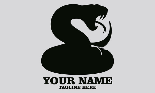 vector illustration of rattlesnake. Vintage rattlesnake etching engraving vector illustration, rattlesnake logo design