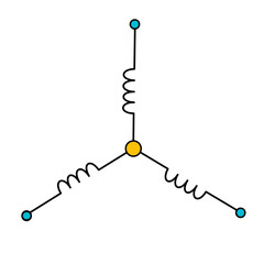Star Connection Inductor Circuit Diagram
