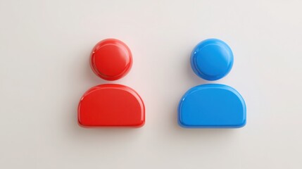 Customer acquisition icon concept illustrating a magnet attracting users representing business growth and engagement