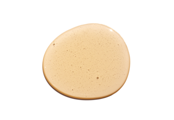 round drop gel serum on a transparent background