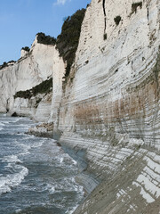 Scenic Coastal Cliffs with Ocean Waves