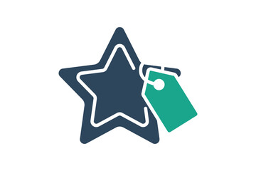 Brand icon. solid icon style. icon related to concept. business elements vector illustration