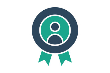 Brand identity icon. solid icon style. icon related to branding. business elements vector illustration