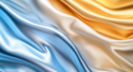 Obraz premium Pearl Paper. Polished Metallic Background in Gradient Colors with Copy Space for Business Concept