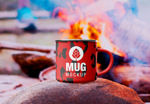Metal Mug Mockup