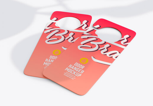 Door Hanger Mockup