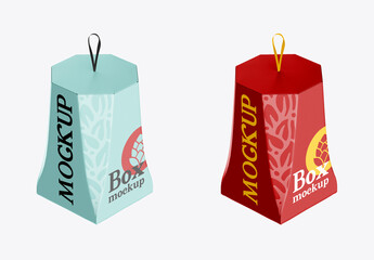 Hexagonal Box Mockup