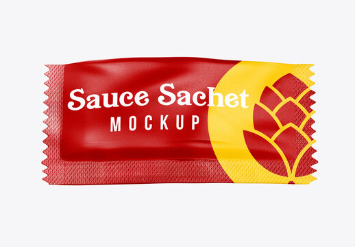 Sauce Sachet Mockup
