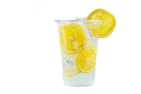 Refreshing Lemonade Festival Cup White Background Transparent Background - Powered by Adobe