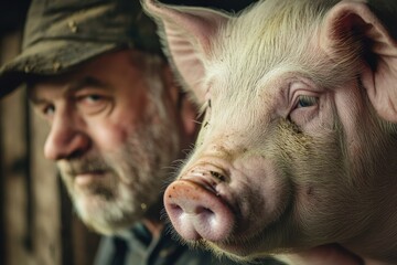 Pig Farmer: Monitoring, Vet Examining, and Farm Control in Domestic Pig Agriculture