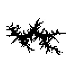 Dark Aesthetic Dithering Graphic Element