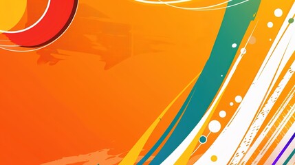 Republic Day Flyer Background: Ink Rhythms Convey Grand Narratives, Spreading a Visual Manifesto of the Blending of Fiery Passion and Celebratory Splendor