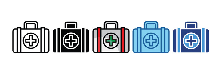 Obraz premium First Aid Kit Icon Element For Design