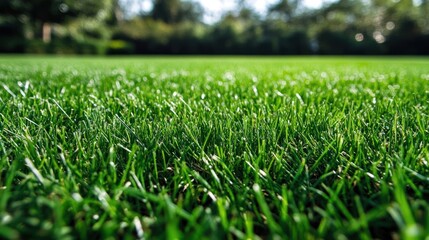 Fototapeta premium Lush green grass