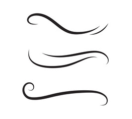 Obraz premium Set of Vintage decorative lines. text dividers. Line border. Lines separators, Borders, Vintage dividers, Underline elements. Vector illustration