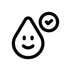 good cholesterol line icon. Clean and minimalist vector icon for websites, mobile apps, presentations, and logos. Fully scalable and customizable for any project.