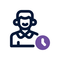 dedication duotone icon. Sleek and modern vector icon for websites, mobile apps, marketing materials, and corporate design. Fully scalable and ready to use.