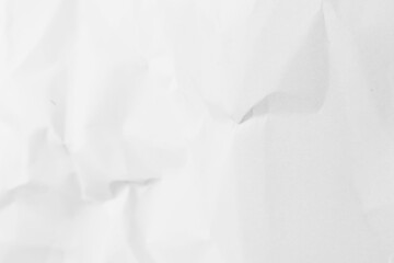 Obraz premium Wrinkles of white crumpled paper used in background illustration.