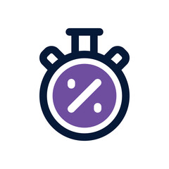 stopwatch duotone icon. Sleek and modern vector icon for websites, mobile apps, marketing materials, and corporate design. Fully scalable and ready to use.