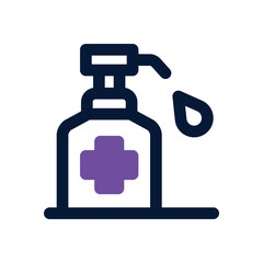 sanitizer duotone icon. Sleek and modern vector icon for websites, mobile apps, marketing materials, and corporate design. Fully scalable and ready to use.