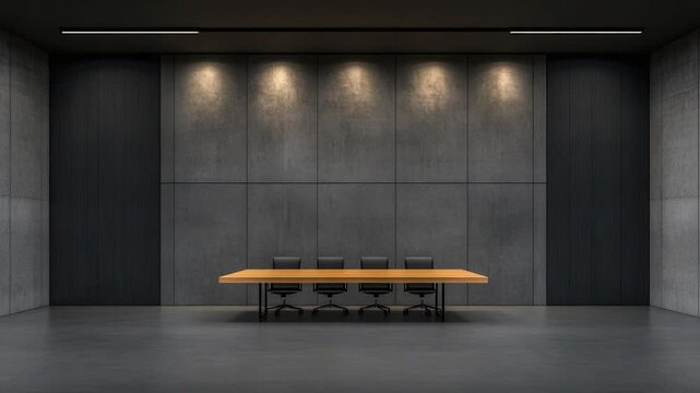 Modern Minimalist Conference Room Interior Design